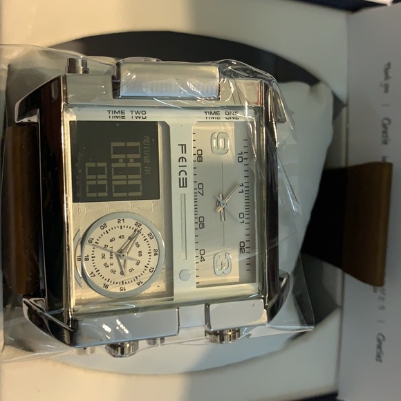 FEICE Wathes for Men Digital LED Analog Quartz Wristwatch Business Men’s Watch - Picture 2 of 7